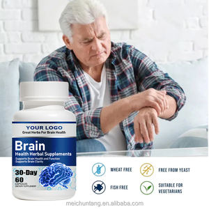 Suppléments à base de plantes nootropes naturelles de qualité supérieure pour adultes Santé cardiaque Concentration cérébrale Bonne mémoire Capsules de mise au point pour le cerveau - Product Image 3