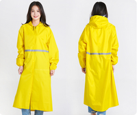 Veste de pluie de sécurité réfléchissante Oxford pour adultes, hommes et femmes, durable, imperméable, légère, pour moto et extérieur, avec capuche