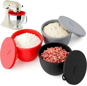 Insert <span class=keywords><strong>de</strong></span> bol en silicone <span class=keywords><strong>de</strong></span> qualité alimentaire réutilisable compatible avec le batteur <span class=keywords><strong>KitchenAid</strong></span> pour la pâte - Product Image 1