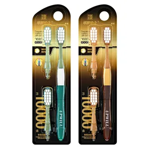 <span class=keywords><strong>Brosse</strong></span> <span class=keywords><strong>à</strong></span> dents manuelle de luxe écologique pour adultes, fabriquée sur mesure, <span class=keywords><strong>avec</strong></span> deux têtes remplaçables - Product Image 2