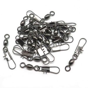 Muestras Gratis, 500 Unidades/Bolsa, Anzuelo Giratorio de Acero Inoxidable con Cierre de Seguridad, Accesorios para Pesca de Lubina - Product Image 5