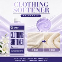 Adoucissant textile parfumé personnalisé, conditionneur de tissus, flacon violet, additif liquide pour le linge, pour les soins à domicile