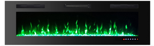 <span class=keywords><strong>Cheminée</strong></span> électrique décorative 3D avec lumière LED de 60 pouces, décoration de flamme de <span class=keywords><strong>feu</strong></span> pour la maison - Product Image 5