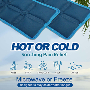 Paquete de 4 paquetes de hielo de <span class=keywords><strong>Gel</strong></span> de Material SAP Mini almohadilla térmica para aliviar el dolor Paquetes fríos y calientes - Product Image 3