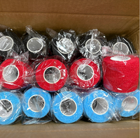 Bande de maintien élastique auto-adhésive en polyester de 5 cm pour protection sportive, bandes de maintien pour poignets, soutien pour genoux et chevilles, idéales pour le football