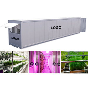Contenedor de 20 pies para Agricultura Inteligente, Sistema de Cultivo Vertical Hidropónico de 8 Niveles para Microgreens, Controlado por PLC, Sistema Automático de Fertilización, 1 Año - Product Image 3