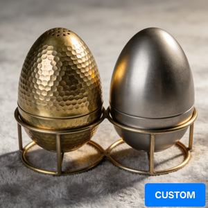 Servicio de Fabricación Personalizada, Salero y Pimentero de Aluminio Pulido, Cobre, Latón, Oro, Acero Inoxidable, Tarro de Especias para Cocina - Product Image 1