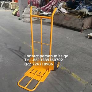Carretilla de Mano de Acero de Alta Resistencia con Capacidad de 250 kg, Carretilla de Mano para Mover Mercancías en Almacenes HT1827, Carretillas de Mano de Acero Metálico - Product Image 6