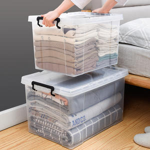 Cajas de Almacenamiento de Plástico PP Transparente de Calidad Superior, Diseño Apilable, Organizador de Ropa - Product Image 4