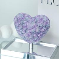 Lovebay Saint Valentin Cadeau Enchanted Infinity Forever Roses Préservées Coeur Rose éternelle Fleur préservée dans des boîtes en acrylique