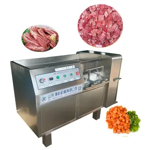 Carne congelada tridimensional cortando a carne fria comercial cortando a máquina grande máquina automática corte da carne