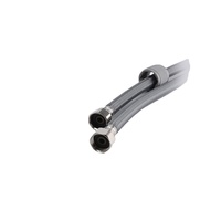 Tuyau de douche flexible en nylon tressé chromé moderne Dalepu DLP-3001 F1/2 avec PVC/laiton/EPDM certifié CE, garantie de 3 ans