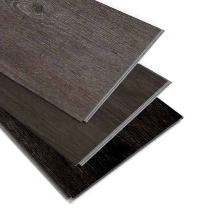 Vente chaude pierre vinyle plastique grain de bois premium clic plancher pisos pvc vinilico spc plancher 4mm 6mm