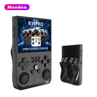 Console de jeu portable Mooden R36 PRO avec écran de 3,5 pouces, 64 Go, console de jeu vidéo rétro classique portable pour console R36S