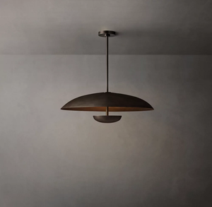 Suspension ovale en acier <span class=keywords><strong>laqué</strong></span> laiton bruni style industriel américain pour table à manger, <span class=keywords><strong>bar</strong></span>, îlot de cuisine - Product Image 4