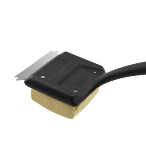 Bbq Cleaning Brush <b>Sponge</b> With 430 Scraper For Grill Rack Cleaning Bristle Free Durable High Temperature Resistant - Product Image 1