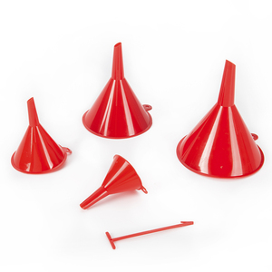 Conjunto de 4 Funis Grandes de Plástico para Óleo e Uso Doméstico na Cozinha - Product Image 1
