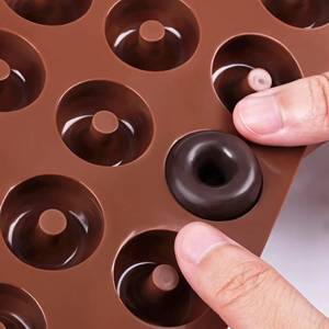 Reusable 15-Hole <b>Silicone</b> <b>Tool</b> 3D Heat Resistant Baking Molde Sustainable Chocolate Mold for Cake Number - Product Image 2