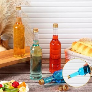 Mini botellas de espíritu vacías de plástico reutilizables modernas, nuevas para Baby Showers, bodas, fiestas, eventos nupciales - Product Image 1