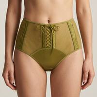 2026 Neuestes Modell Sexy Elegante Durchbrochene Spitze Schmale Rüschen Satin-Band Hohe Taille Umweltfreundliche Atmungsaktive Damenslips