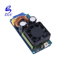 IRS2092S haute puissance bon prix 500W Mono HIFI carte d'amplificateur de puissance numérique classe D carte d'amplificateur + ventilateur IRS2092S