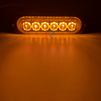 6 LED Auto Camion Remorque Côté Lumière Nouvel État Voiture Stroboscopique Avertissement Grill Clignotant Lampe D'urgence pour les Véhicules de Dépannage