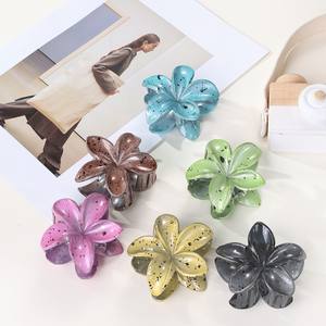 Elegante Pinza para el Cabello con Flor de Bauhinia, Horquilla Floral de 5 Pétalos para Mujer - Product Image 1