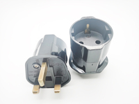 Adaptateur européen universel européen voyage ue vers royaume-uni prise européenne Schuko 2 broches à 13 Amp 3 broches prise Type C à Type G