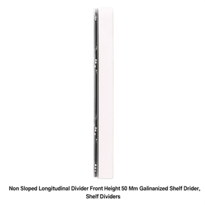 Divisor Longitudinal Sin Ranuras Fami, Altura Frontal 50 mm, Divisor de Estante Galvanizado - Product Image 3
