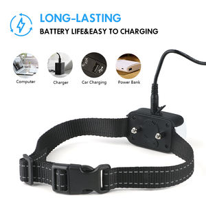 Tize शीर्ष विक्रेता 7 Levles अनुकूलित रंग बिजली के झटके और कंपन छाल नियंत्रण कॉलर सदमे कुत्ते कोई छाल कॉलर - Product Image 2