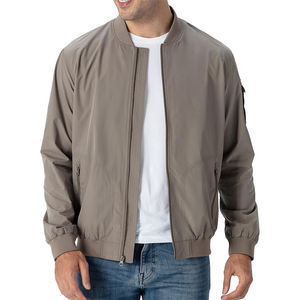 Homens Premium poliéster voo <span class=keywords><strong>Jacket</strong></span> All-Weather Outdoor <span class=keywords><strong>Bomber</strong></span> Clothing respirável tecido de alta qualidade tingido padrão-decorado - Product Image 3