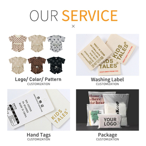 Abbigliamento Estivo per Bambini, Set di 2 Pezzi in Cotone 100% per Ragazze e Ragazzi da 1-8 Anni, Vendita all'Ingrosso - Product Image 5