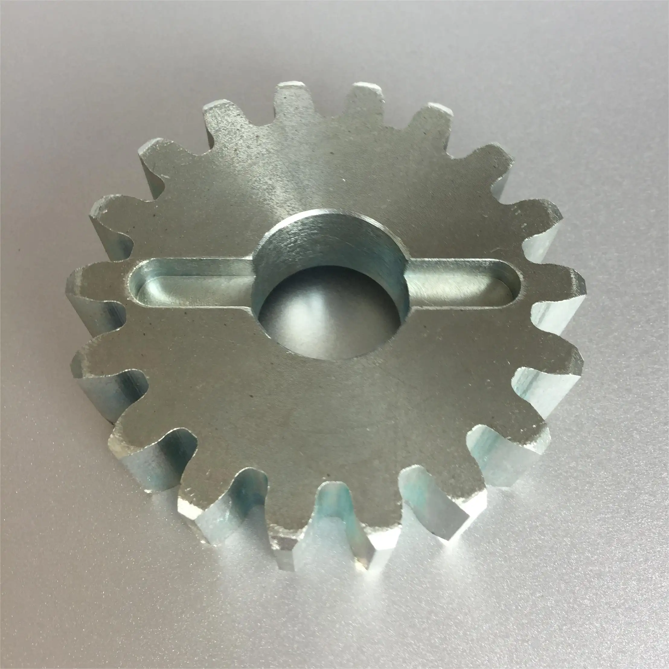 MW High Quality CNC Carbon Steel Galvanized Small European American Japan Standard Pinion Gear Sprocket for Sliding Door