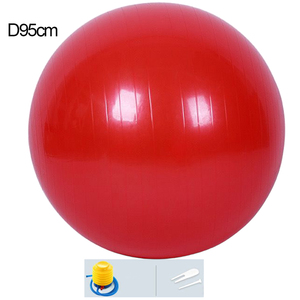 Balle d'entraînement professionnelle en PVC antidéflagrante D95cm balle <span class=keywords><strong>de</strong></span> Pilates <span class=keywords><strong>de</strong></span> Yoga simple <span class=keywords><strong>de</strong></span> grande taille avec pompe à air pour Studio <span class=keywords><strong>Gym</strong></span> - Product Image 2