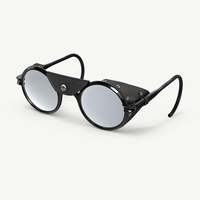 Lunettes de soleil Belio Designer, les plus tendance, unisexes, style steampunk, protection UV400, avec protection latérale en cuir, marque