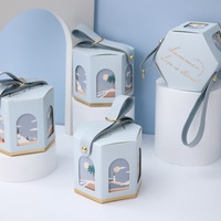 Boîte à Bonbons Portable à Main Créative Boîte à Cadeaux de Banquet pour Fête de Mariage Boîte à Chocolat