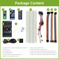 Placa de microcontrolador Raspberry Pi Pico 2 basada en el chip oficial RP2350, kit de desarrollo de doble núcleo con accesorio Waveshare A965