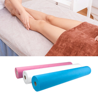 26 ans d'usine CE hygiène jetable 20 pouces blanc perforé papier de soie PP massage rouleau de canapé EOS pour lit de salon de beauté