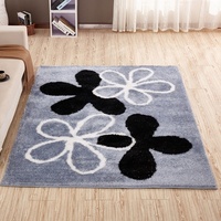 Tapis d'intérieur doux et modernes de grande taille en gros d'usine, tapis shaggy, tapis moelleux à motifs, adaptés au salon et à la chambre à coucher