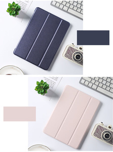Funda Inteligente con Soporte Tríptico Delgada para Mujer, de 10.9 y 9.7 Pulgadas, <span class=keywords><strong>en</strong></span> Cuero PU y Silicona, para iPad Pro 11, Air 7, 6, 5, 4 - Product Image 6