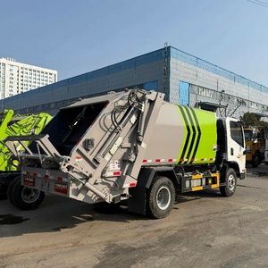 FAW Compressed Garbage Truck Sanitation Vehicle for Urban <b>Waste</b> Collection and Transport - Product Image 4
