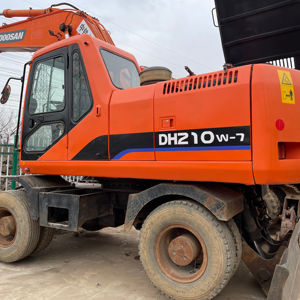 Excavatrice d'occasion à faible consommation de carburant DOOSAN DH210W-7 21 tonnes, pelle hydraulique sur chenilles d'occasion DH150W-7 de haute qualité - Product Image 1