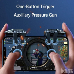 G21 6 Finger <span class=keywords><strong>Trigger</strong></span> Doble sensibilidad Aim Shoot Gaming Keys Target Buttons Smartphone <span class=keywords><strong>Game</strong></span> Controller <span class=keywords><strong>Trigger</strong></span> para <span class=keywords><strong>PUBG</strong></span> - Product Image 5
