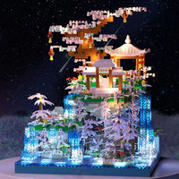 Nouveautés Venyoe DIY Modèle 3D Micro Briques 16290 Blocs de Construction Miniatures en Plastique Maison dans les Arbres de Chang'e Culture Chinoise Balody Lune