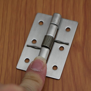 Bisagras de resorte de acero inoxidable CL253, montaje en superficie, 4 orificios, diseño minimalista para herrajes de puertas de gabinetes, antirust - Product Image 4
