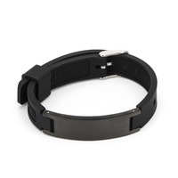 Bracelet en silicone personnalisé avec logo et texte, en caoutchouc écologique, à prix abordable, idéal comme cadeau publicitaire – Vente chaude