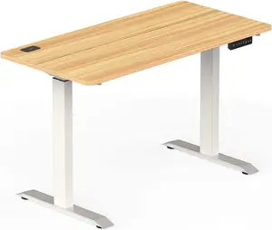 Wooden Top Kids Study Sit Stand Height Adjustable Electric Desk