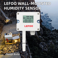 Contrôleur de température mural en acier inoxydable LEFOO OEM/ODM avec écran LCD, communication par port série IP56 pour l'humidité