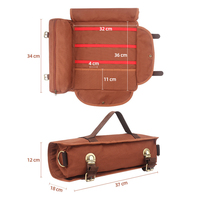 Nouveau produit, outils de bar, kit de rangement portable multifonction pour barman, sac avec kit d'équipement de cocktail pour les bars à domicile