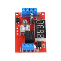 Module de relais temporisateur numérique LED, interrupteur à temporisation réglable DC5V/12V/24V, relais de temporisation à déclenchement retardé